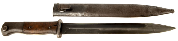 WWII German K98 Rifle Bayonet & Scabbard