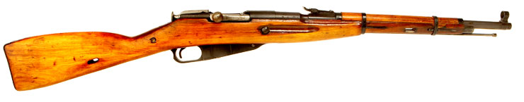 Deactivated WWII Russian Mosin Nagant Carbine (Model M38) with all matching numbers.