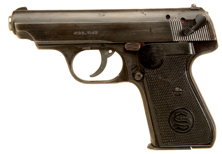 Deactivated Rare WWII Nazi Police Issued Sauer 38H Pistol