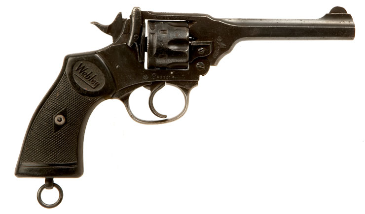 Deactivated Old Spec Webley & Scott MK4 .38 Revolver
