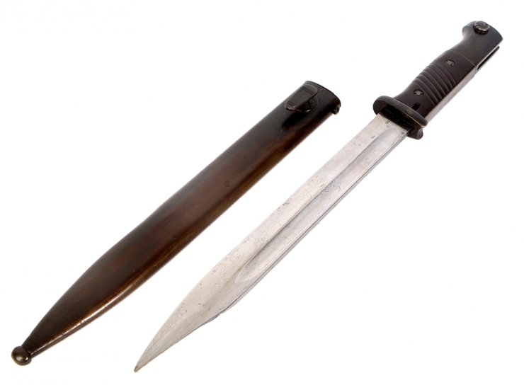 WWII K98 Bayonet & Scabbard - Matching makers and numbers