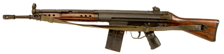 Deactivated Old Spec Heckler & Koch G3 Assault Rifle