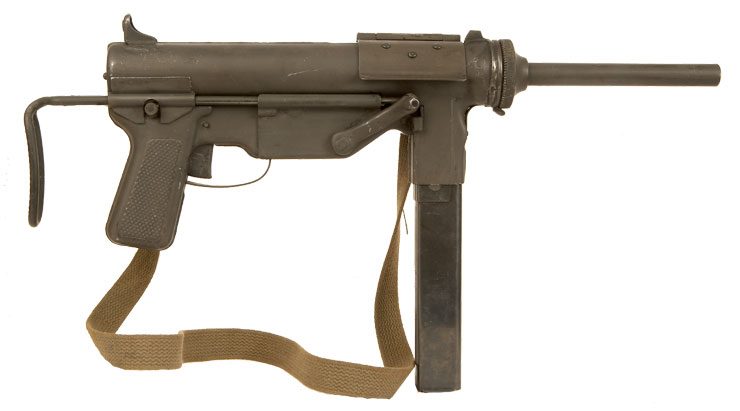 Deactivated Old Spec WWII US M3  Grease Gun
