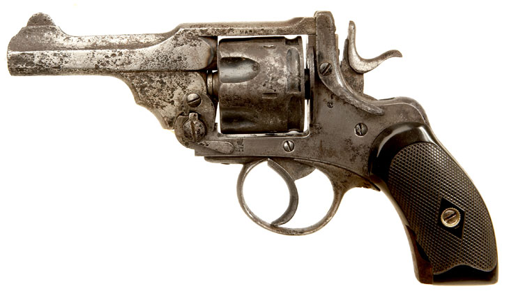 Deactivated Rare Webely & Scott .38 MK3 Revolver marked  Alex Henry & Co, 18 Frederick St, Edinburgh.