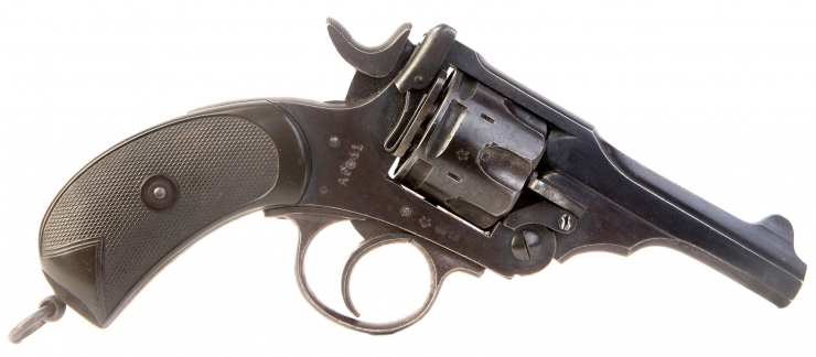 Deactivated Webley MK3 .455 Revolver