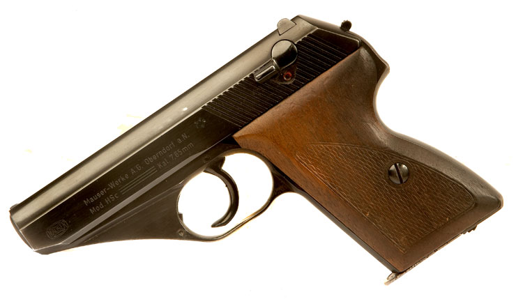 Deactivated Second World War Nazi military issued Mauser Hsc pistol