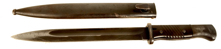 WWII K98 Matched Bayonet & Scabbard by Carl Eikhorn 1940