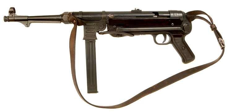 Deactivated Old Spec MP40 Submachine Gun (First Year of Production)