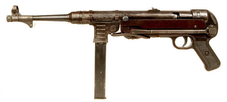 Deactivated OLD SPEC WWII Nazi MP40 Submachine Gun