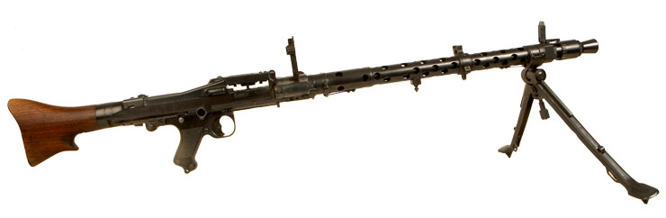 Deactivated WWII German MG34 Machine Gun