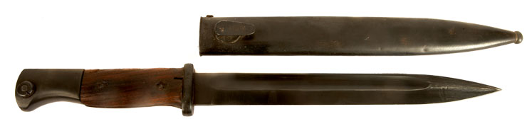 WWII Nazi K98 bayonet and scabbard