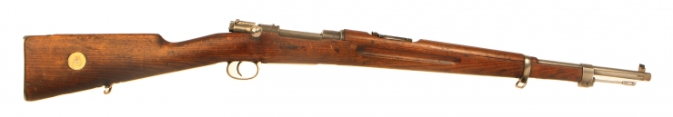 Deactivated WWII Swedish military Husqvarna rifle, dated 1941