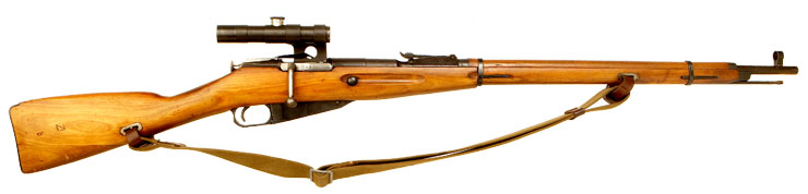 WWII Russian Mosin Nagant M/91 Sniper Rifle