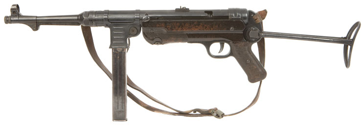 Deactivated WWII Nazi MP40 Sub Machine gun