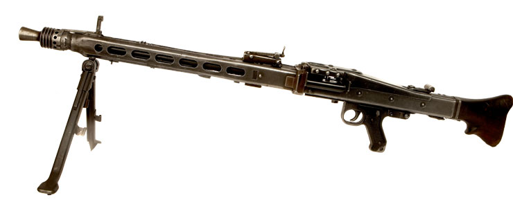 Deactivated WWII German MG42 Machine Gun