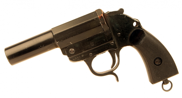 Deactivated WWII German aluminum Flare Pistol (Mod.34)