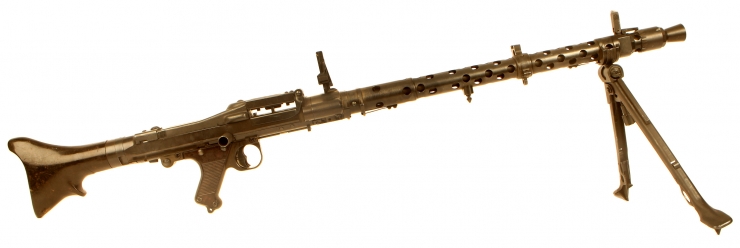 Deactivated WWII German MG34 Dated 1943