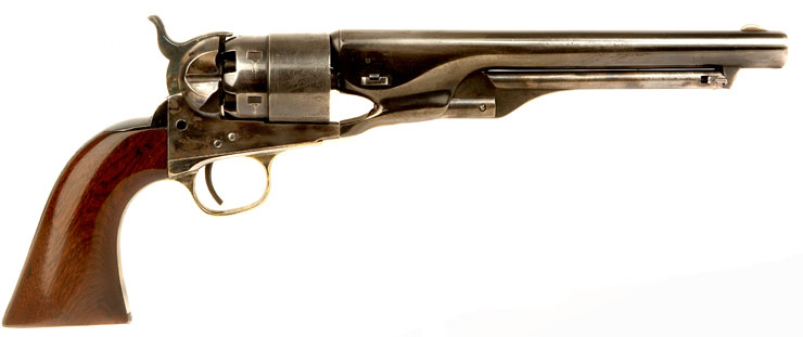 RARE US Civil War Colt 1860 Army six shot percussion revolver