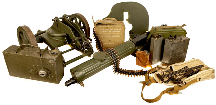 Deactivated WWII Russian Maxim With Accessories