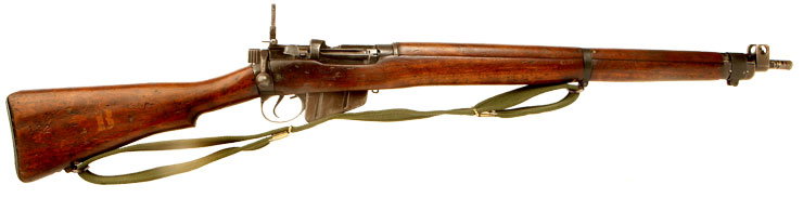 Deactivated WWII British Lee Enfield No4 MKI Rifle
