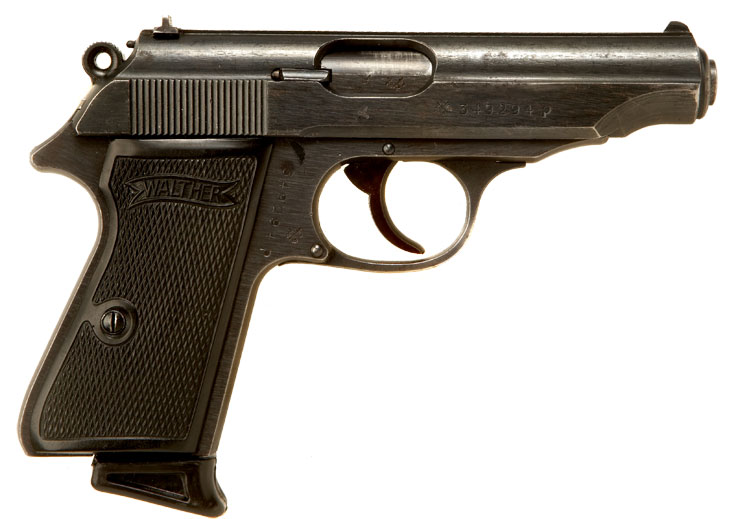 Deactivated WWII Nazi Walther PP Pistol Military Issued