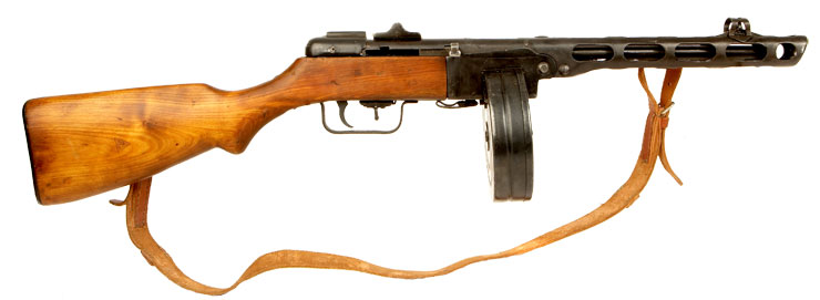 Deactivated WWII Russian PPSH41 Dated 1944