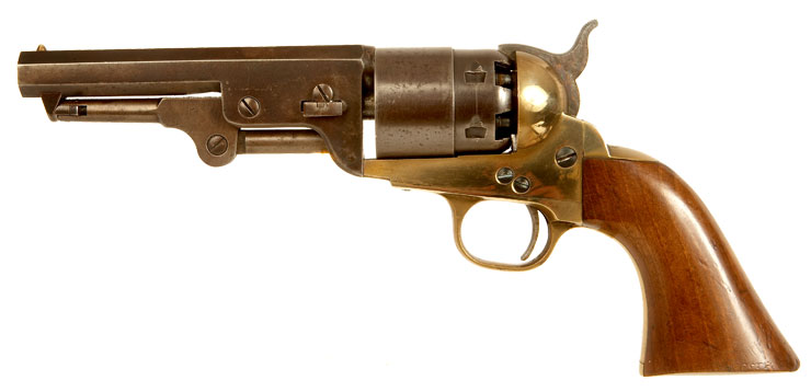 Colt 1862 Pocket Navy Percussion Revolver.