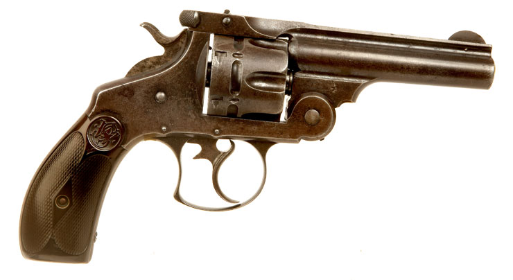 Smith & Wesson Double Action, First Model revolver, chambered in .44 Russian