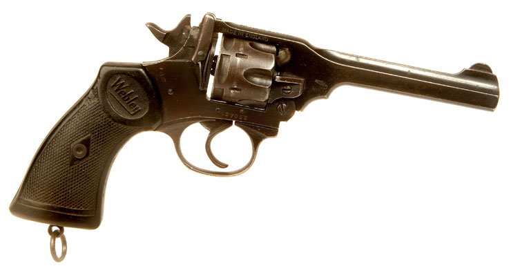 Just Arrived, Deactivated D-Day era British Webley MK4 .38 revolver.