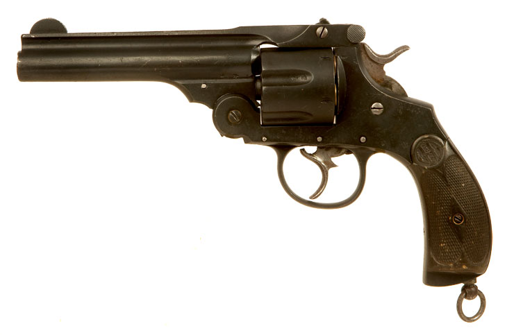 Deactivated WWI British Contract Hermanos Old Pattern No.2 Mk.I top break action .455 revolver