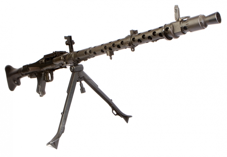 Deactivated WWII German MG34 DOT 1945