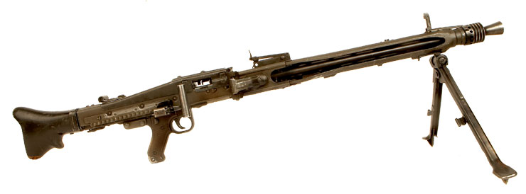 Deactivated RARE Late War Nazi MG42 Machine Gun
