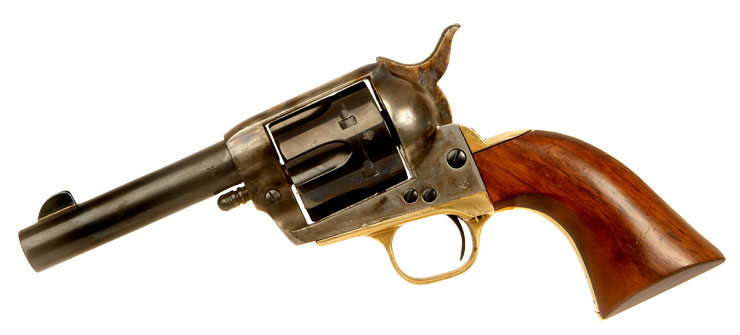 Deactivated Colt Shopkeeper .45 Revolver.