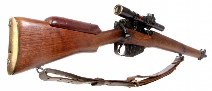 Deactivated WWII British Lee Enfield No4T Sniper Rifle - Allied Deactivated  Guns - Deactivated Guns