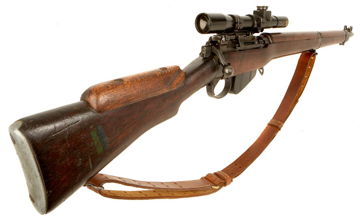 Deactivated WWII British Lee Enfield No4T Sniper Rifle - Allied Deactivated  Guns - Deactivated Guns
