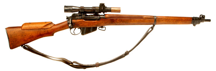 A rare WWII US made Savage Stevens Lee Enfield No4T sniper rifle - Allied  Deactivated Guns - Deactivated Guns
