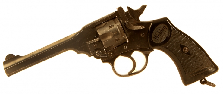 Deactivated Webley & Scott .38 MK4 revolver