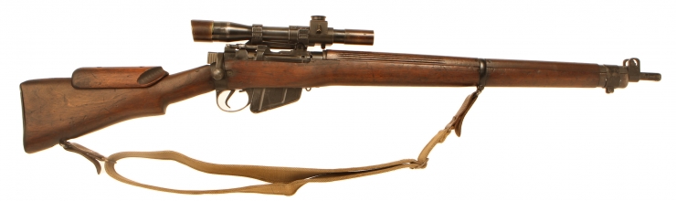 Deactivated WWII Lee Enfield No4T Sniper