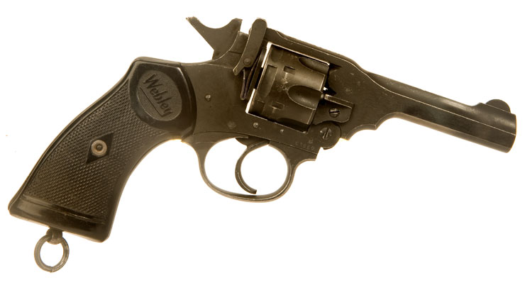 Deactivated Webley & Scott MKVI .38 Revolver