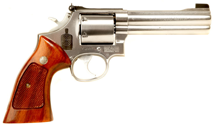 Deactivated Smith & Wesson Model 686-3 National Match Limited Edition Revolver