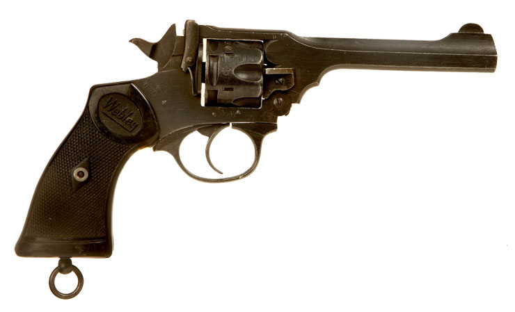 Deactivated WWII Webley .38 MK4 Revolver.