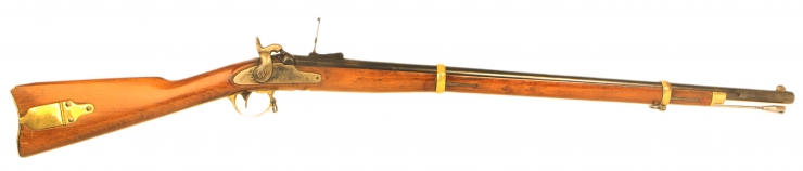 Deactivated Zoli Springfield 1863 model Muzzle Loading Percussion Rifle