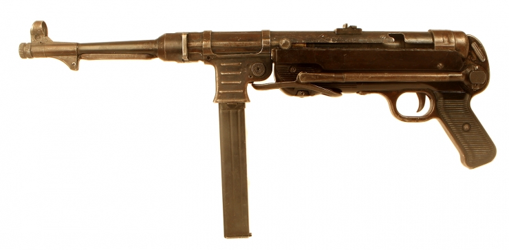 Due in Deactivated WWII German MP40