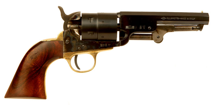 Pietta Colt 1851 Navy Sheriff 9mm bank firing revolver