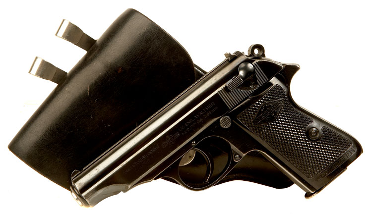 Deactivated Early Production Walther PP Pistol by Manurhin
