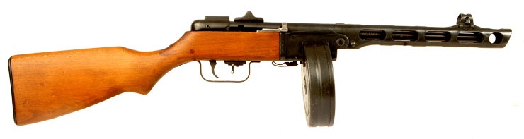 Deactivated PPSH41 Submachine Gun