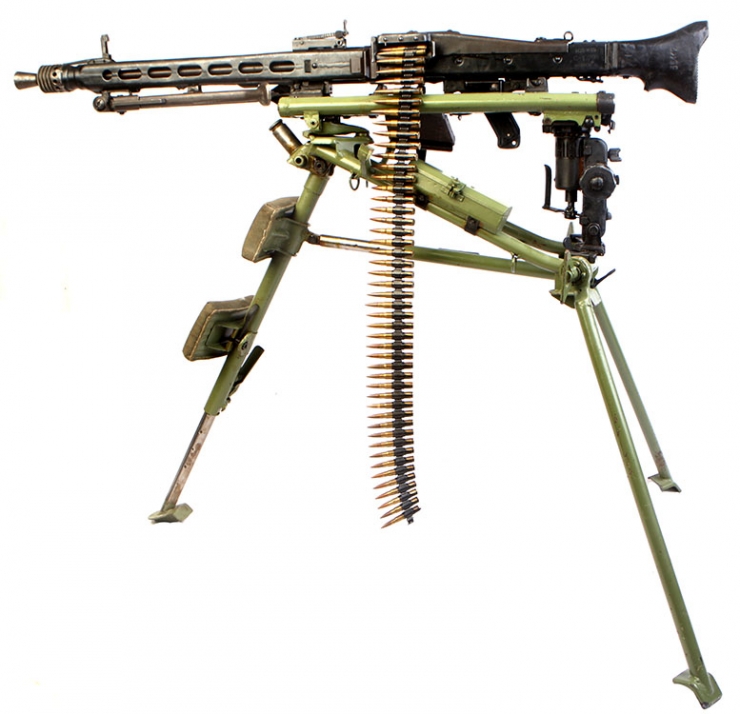 Deactivated MG42/M53 with Lafette