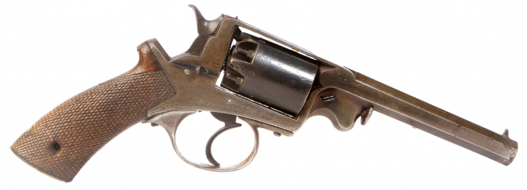 Crimean War Period, Beaumont Adams, London Armoury .54 Percussion Revolver - War Department Stamped
