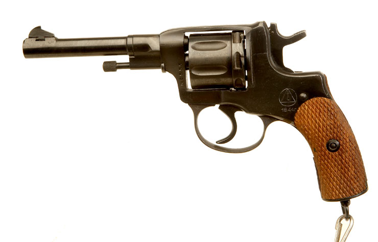 Deactivated WWII Russian Nagant revolver dated 1944