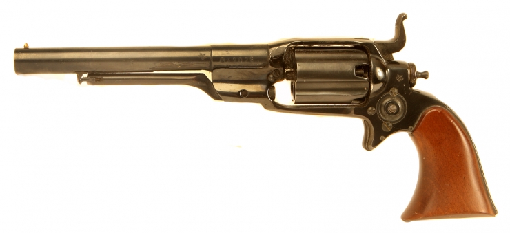 Deactivated Italian made Colt 1855 revolver